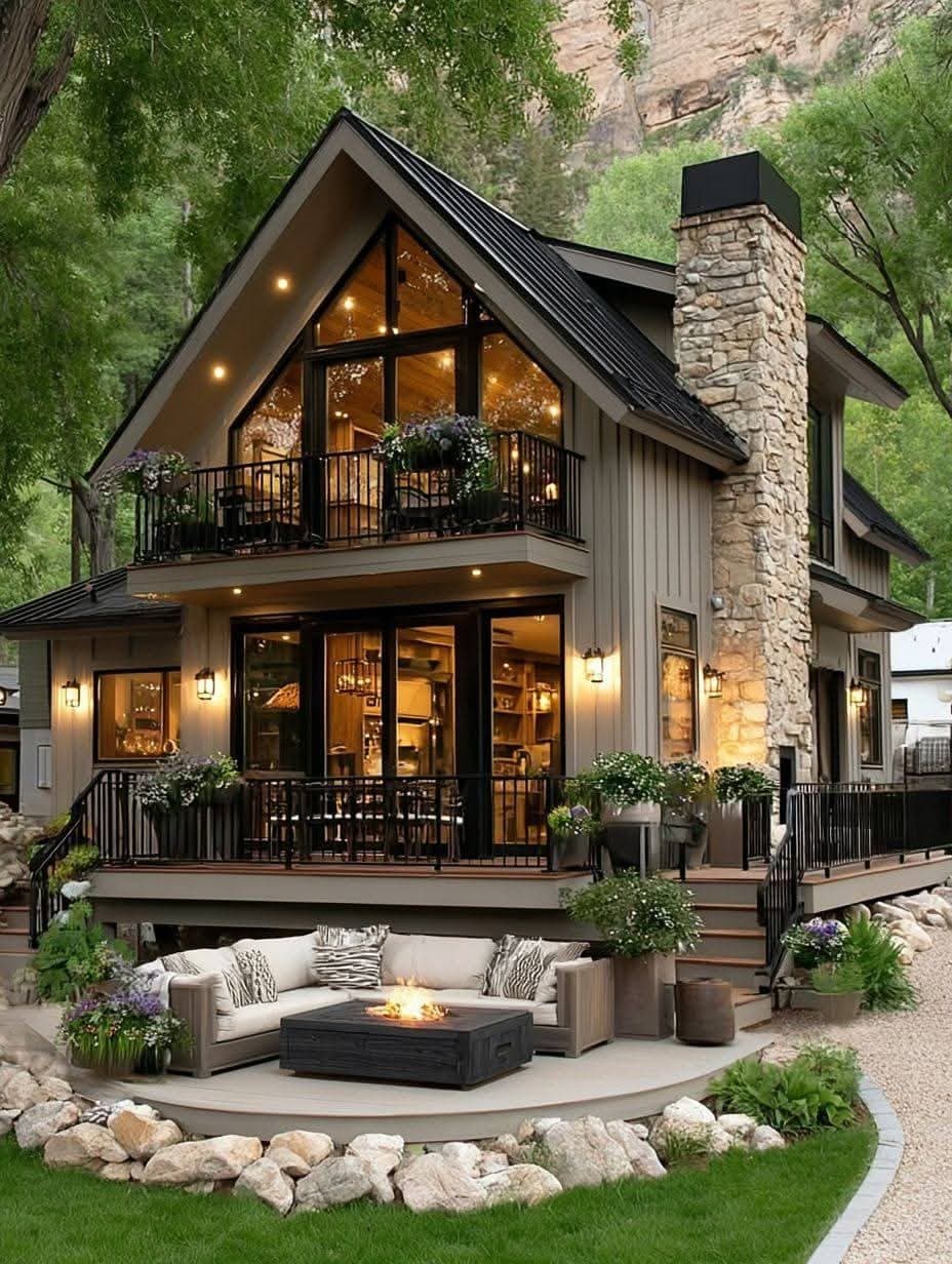 Modern white architecture exterior
